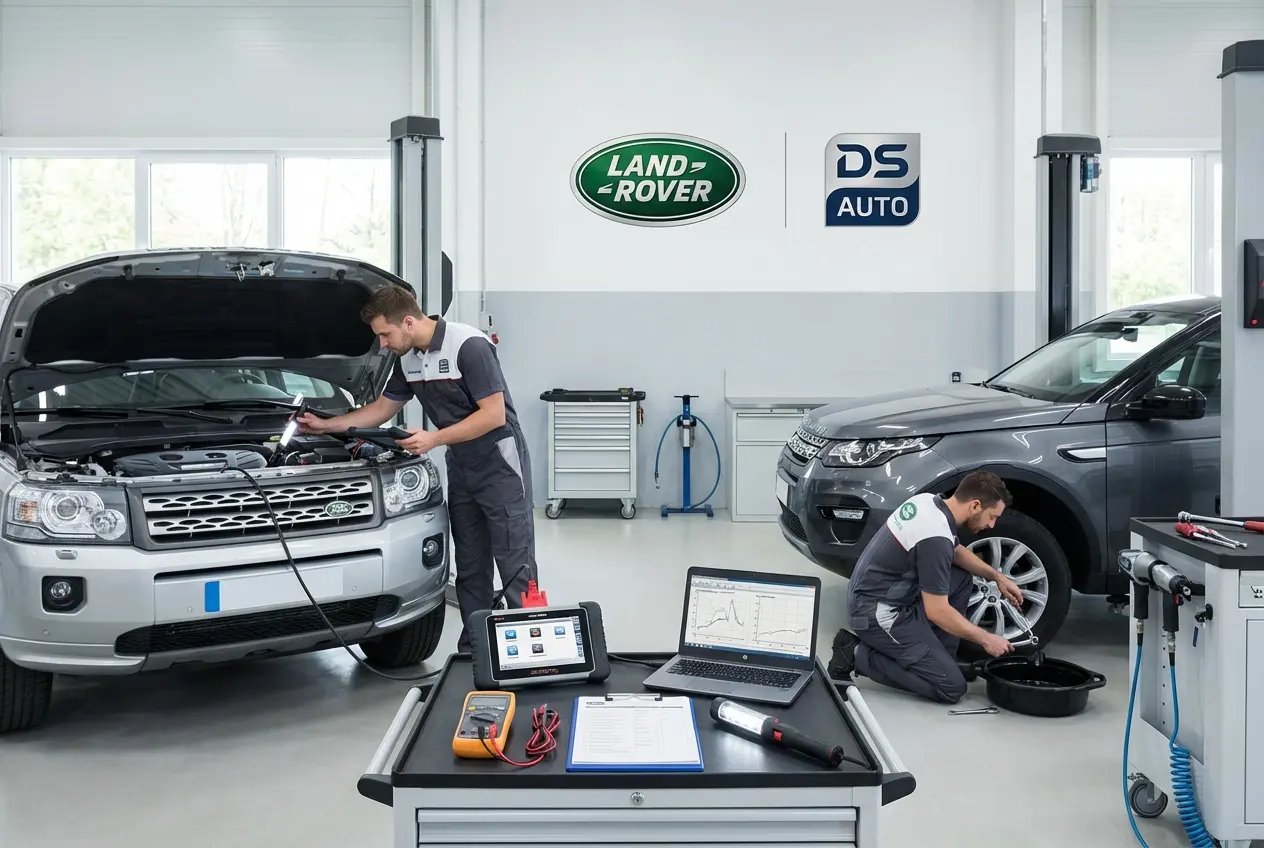 Комплексная диагностика Land Rover перед покупкой в автосервисе DS Auto в Жуковском
