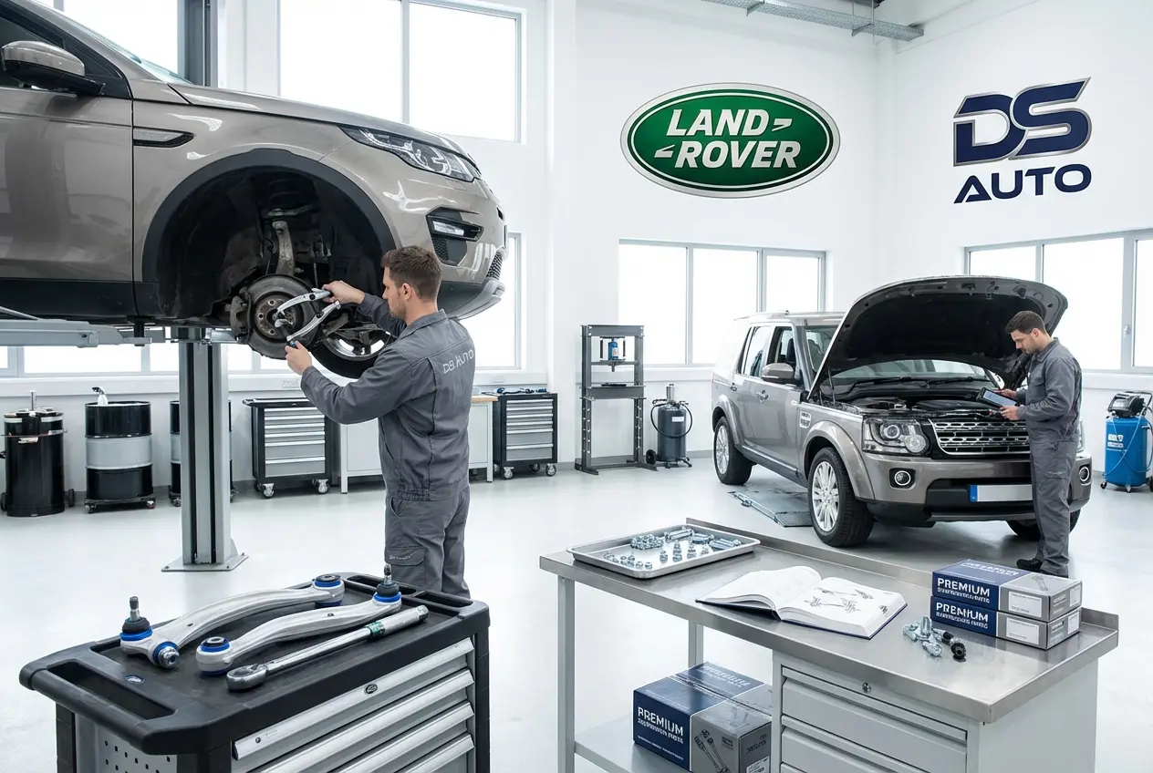 Диагностика и ремонт передней и задней подвески Land Rover в Жуковском - автосервис DS Auto
