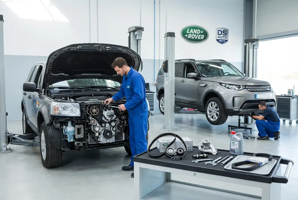 Диагностика и замена ремня ГРМ Land Rover в автосервисе DS AUTO в Жуковском – качественное обслуживание
